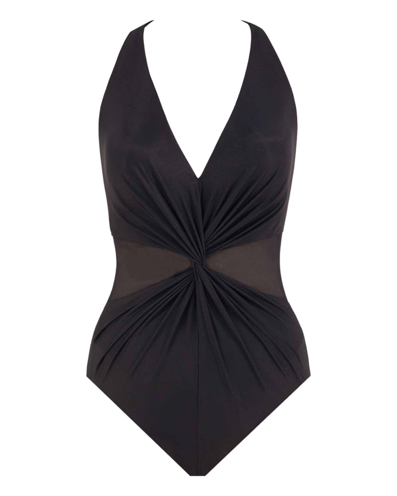 Black Illusionists Wrapture One Piece Swimsuit